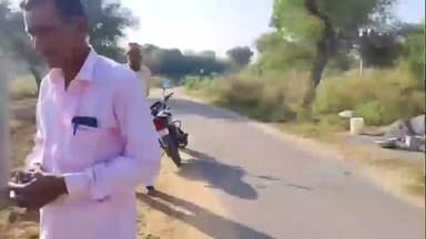 चिड़ावा: सारी गांव में श्रीराम गोशाला निर्माण की रखी गई आधारशिला, ग्रामवासियों के सहयोग से शुरू हुआ निर्माण कार्य