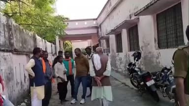 भिनगा: रानीकोठी इकौना में छत से गिरकर मकान निर्माण कर रहे मिस्त्री की मौत, भिनगा में परिजनों ने शव का कराया पीएम