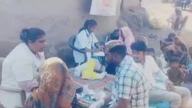 ધાનપુર: આવી રીતે ગામે ગામ આરોગ્ય કિરણ : દાહોદ જીલ્લા ના ધાનપુર તાલુકા માં આરોગ્યનું ઉજાસ કિરણ કાર્યકર્મ યોજાયો.