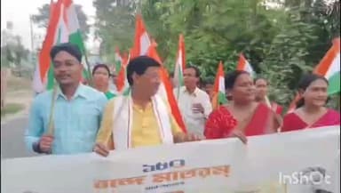 কুমারগঞ্জ: নতুন প্রজন্মের মধ্যে দেশপ্রেম জাগাতে কুমারগঞ্জে চার স্থানে 'বন্দে মাতরম' গৌরব যাত্রার আয়োজন বিজেপির