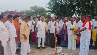 ಮಾನ್ವಿ: 7 ಕೋಟಿ 60 ಲಕ್ಷ ವೆಚ್ಚದ ವಿವಿಧ ಕಾಮಗಾರಿಗಳಿಗೆ ಸಚಿವರು ಭೂಮಿ ಪೂಜೆ