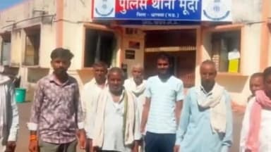 पुनासा: मूंदी के पास गुयड़ा और खैगांव में एक ही रात में कई किसानों के खेतों से बिजली के तार चोरी