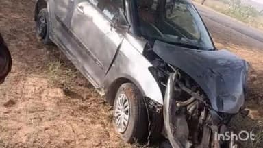 ओसियां: केरला नाडा के पास अनियंत्रित कार खाई में गिरी, कोई जनहानि नहीं