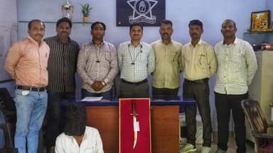 पुसद: मधुकर नगर मध्ये लोखंडी मूठ असलेला सुरा घेऊन दहशत निर्माण करणारा इसमावर गुन्हा दाखल