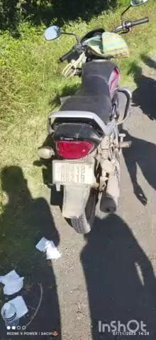 नाशिक: मुंबई आग्रा महामार्गावर हॉटेल आशियाना जवळ मोटरसायकलला अपघात मोटरसायकलवर गंभीर जखमी