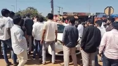 జహీరాబాద్: అల్గోల్ చౌరస్తా వద్ద కారు - బైక్ ఢీ వ్యక్తికి గాయాలు