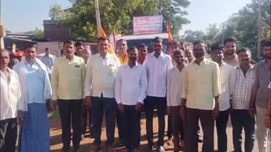 ಭಾಲ್ಕಿ: ಉಚ್ಚಾ ಗ್ರಾಮದಲ್ಲಿ ಶರಣಬಸವೇಶ್ವರರ ಜನ್ಮಸ್ಥಳ ಅರಳಗುಂಡಗಿವರೆಗೆ ನಡೆಯಲಿರುವ ಪಾದಯಾತ್ರೆಗೆ ಚಾಲನೆ