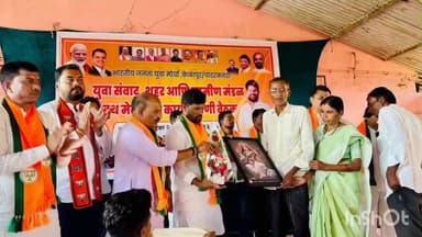 केळापूर: जगदंबा संस्थान केळापूर येथे आमदार राजू तोडसाम यांच्या उपस्थितीत गुणवंत विद्यार्थ्यांचा सत्कार