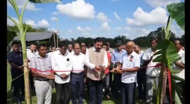 বজালী ভাগ: বজালীৰ খাৰাধৰাৰ ৰাজহুৱা শ্মশানখন আনুষ্ঠানিক ভাৱে শুভ উদ্বোধন কৰে মন্ত্ৰী ৰণজিৎ কুমাৰ দাসে