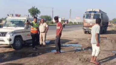 पीसांगन: मांगलियावास में अवैध वॉशिंग स्टेशनों पर पुलिस और हाईवे पेट्रोलिंग टीम ने की संयुक्त कार्रवाई, दी 40 फीट दूरी