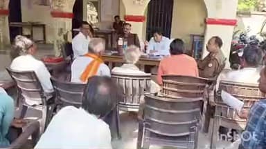 मड़ावरा: मड़ावरा के थाना परिसर में एसडीएम की अध्यक्षता में आयोजित किया गया समाधान दिवस