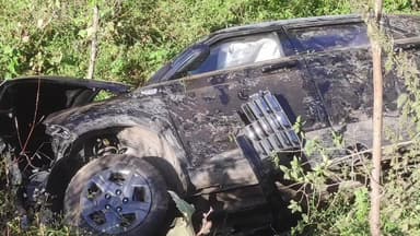 सैलाना: धामनोद बाईपास पर पुलिया से नीचे गिरी कार, राहगीरों ने सुबह पुलिस को दी सूचना