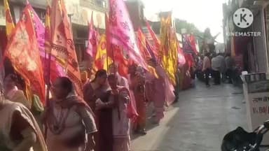 संगरिया: संगरिया में श्री खाटू श्याम महोत्सव के तहत निकाली गई शोभायात्रा