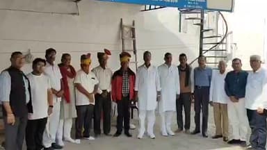 रावतसर: रावतसर में राजस्थान प्रांतीय गुर्जर गौड़ ब्राह्मण सभा के प्रदेश अध्यक्ष राधेश्याम शर्मा का हुआ स्वागत