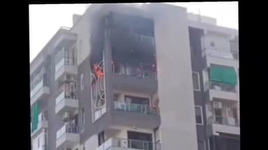 ग्वालियर गिर्द: डॉक्टर के फ्लैट का एसी कंप्रेसर फटा, इमारत में फैली दहशत