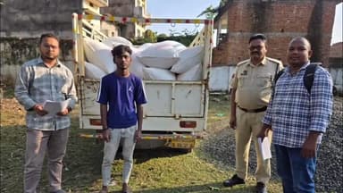 पेण्ड्रा: परासी के पास धान के अवैध परिवहन पर कार्रवाई, 40 बोरी धान किया गया ज़ब्त