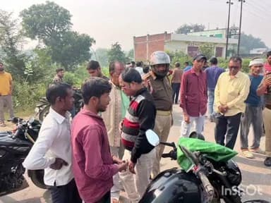 अजीतमल: गढ़िया सर्विस रोड पर दो बाइकों की आमने-सामने भिड़ंत, दो गंभीर रूप से घायल, प्राथमिक उपचार के बाद दोनों को रेफर किया गया