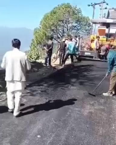 करसोग: चलोग–बगैल सड़क का निरीक्षण, FDR तकनीक से बन रही आधुनिक सड़क: महेश राज