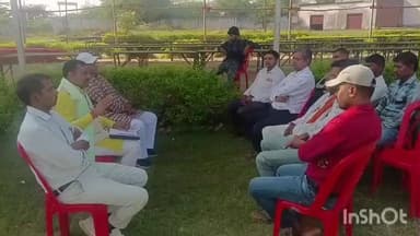 खेरागढ़: भाजपा जिला उपाध्यक्ष ने बूथ अध्यक्षों और बीएलए-2 के साथ की बैठक