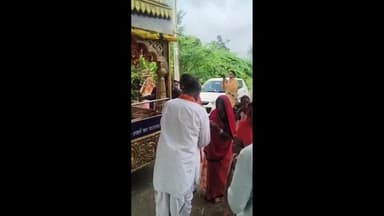 साबला: साबला क्षेत्र में राष्ट्र जागरण ज्योति कलश यात्रा का स्वागत किया गया