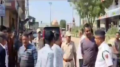 मेड़ता: मेड़ता सिटी में एसडीएम के नेतृत्व में हटाया गया दुकानों के बाहर किया गया अस्थाई अतिक्रमण