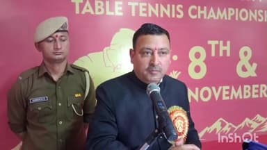 सरस्वती नगर: लाल बहादुर शास्त्री राजकीय महाविद्यालय सरस्वती नगर में टेबल टेनिस प्रतियोगिता में होमगार्ड कमांडेंट आरपी नेपटा रहे मौजूद