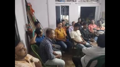 স্বরূপনগর: বাঁকড়া হাই স্কুল চত্বরে তৃণমূল কংগ্রেসের কর্মী সমর্থকদের মিলন উৎসবের প্রস্তুতি সভা