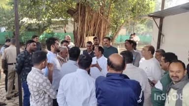 मेहगांव: कैबिनेट मंत्री राकेश शुक्ला ने मेहगांव विधानसभा क्षेत्र के ग्रामीणों की समस्याएं ग्वालियर बंगले पर सुनीं