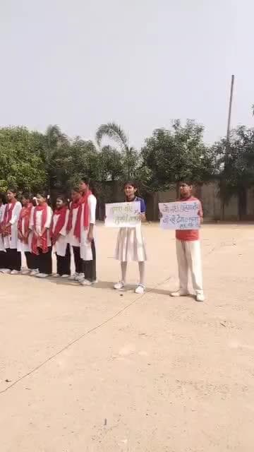 परिहार: एडी इंटरनेशनल स्कूल में नुक्कड़ नाटक से मतदाता जागरूकता अभियान चलाया गया