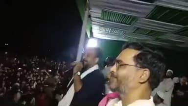 कोचाधामन: रहमतपरा हाट में AIMIM सुप्रीमो असदुद्दीन ओवैसी ने चुनावी सभा को संबोधित किया