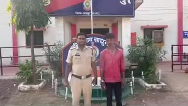 अभनपुर: अभनपुर थाना क्षेत्र में पुलिस ने गिरफ्तारी वारंटी अभियुक्त को पकड़ा