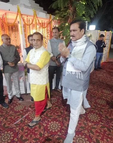 सारंगपुर: भोपाल में सारंगपुर विधायक गौतम टेटवाल ने दिवाली मिलन अन्नकूट महोत्सव में की शिरकत
