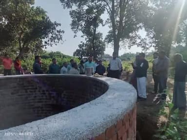 मारगोमुंडा: उप विकास आयुक्त ने शनिवार को चेतनारी पंचायत में संचालित योजना का किया निरीक्षण, दिए दिशा निर्देश।