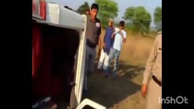 पठारी: भाल बमौरा मार्ग पर तेज रफ्तार कार खेत में पलटी, 2 लोग घायल