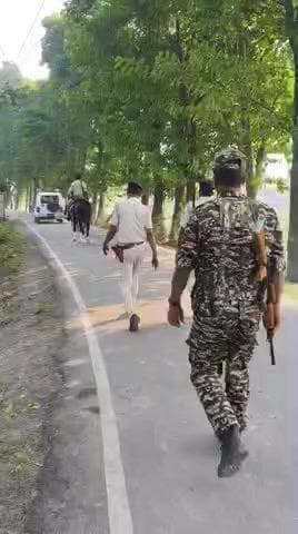 बिहार विधानसभा चुनाव-2025 के मद्देनज़र विधि-व्यवस्था को सुदृढ़ बनाए रखने एवं भयमुक्त, निष्पक्ष तथा शांतिपूर्ण मतदान सुनिश्चित करने हेतु कटिहार जिला के कुर्सेला थाना क्षेत्रान्तर्गत दियारा क्षेत्रों में अश्वरोहिणी दस्ता द्वारा निरंतर पेट्रोल