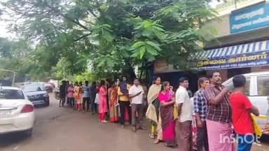 மதுரை கிழக்கு: மத்திய அரசின் ஆதார் சேவை மையத்தில் திருத்தம் செய்ய நீண்ட வரிசையில் காத்திருக்கும் ஆயிரக்கணக்கான பொதுமக்கள்