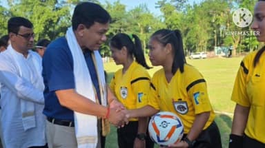 ডুমডুমা: কাকপথাৰত বীৰাঙ্গনা ৰাধা ৰুকুণী আমন্ত্ৰণমূলক মহিলা ফুটবল প্ৰতিযোগীতাৰ শুভ উদ্বোধন বিধায়ক সুৰেন ফুকনৰ