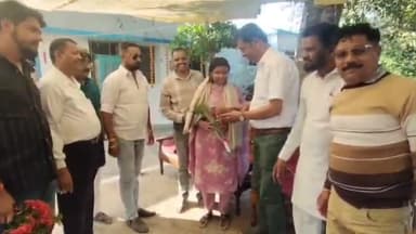 वारासिवनी: डिप्टी कलेक्टर के पद पर चयनित शीतल ठाकुर को विधायक विवेक विक्की पटेल ने निवास पर किया सम्मानित