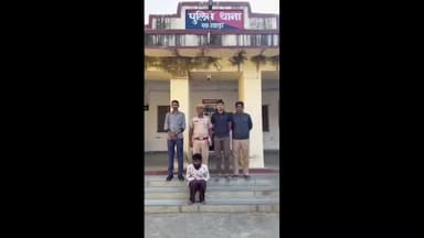 सागवाड़ा: सागवाड़ा पुलिस ने बड़ी कार्रवाई करते हुए हथियार लहराने वाले बदमाश को किया गिरफ्तार