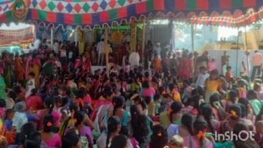 పూడూర్: కడుమూరు లో శివాలయం వార్షికోత్సవంలో భాగంగా శివపార్వతుల కల్యాణ మహోత్సవం, అత్యంత భక్తి భవంతో పాల్గొన్న ప్రజలు