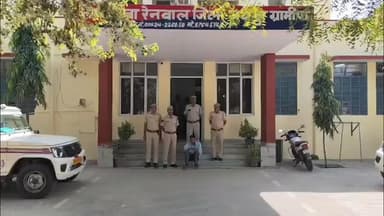 मौजमाबाद: रेनवाल थाना पुलिस ने 150 साल पुराने भगवान राधा माधव मंदिर से अष्टधातु की मूर्ति चोरी के मामले में एक आरोपी को पकड़ा