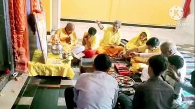 शाहनगर: शाहनगर क्षेत्र के रैपुरा में श्री तेज बिहारी मंदिर में हुआ एक कुंडी गायत्री यज्ञ का आयोजन