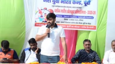 हिण्डोली: ग्रामीण जोश और युवा ऊर्जा का संगम, ब्लॉक स्तरीय खेलकूद प्रतियोगिता का भव्य आगाज़ हुआ