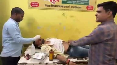 बड़हिया: बड़हिया में बाइक और अज्ञात वाहन की टक्कर, बाइक सवार घायल