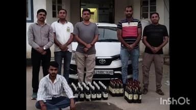 દાંતીવાડા: દારૂ ભરેલી કાર ઝડપી LCBએ એક શખ્સની અટકાયત કરી, પાંથાવાડા પોલીસ મથકે ફરિયાદ નોંધાઈ