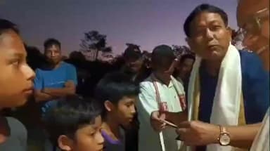 মাৰ্ঘেৰিটা: মামৰণিত মামৰণি সমন্বয় কাপ ফুটবল প্ৰতিযোগিতাৰ সামৰণি অনুষ্ঠানত উপস্থিত বিধায়ক সুৰেন ফুকন