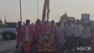 ડીસા: મુડેઠા ગામમાં સામખિયાળી થી અંબાજી જતા પગપાળા યાત્રા સંઘનું સ્વાગત કરાયું....!