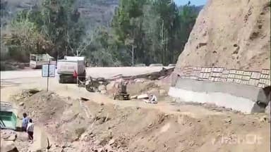 पधर: पधर में पूल के बहाने कंपनी ने बंद की सड़क को किया बहाल