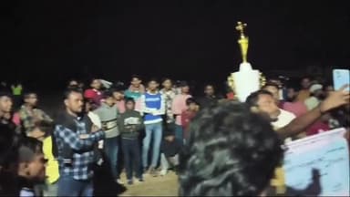 পাড়া: রিগুডি গ্রামে ফুটবল প্রতিযোগিতার ফাইনাল খেলায় উপস্থিত জেলা পরিষদের সভাধিপতি