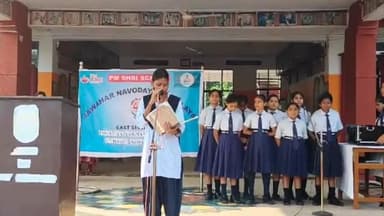 बहरागोड़ा: भगवान बिरसा मुंडा की 150वीं जयंती पर जवाहर नवोदय विद्यालय में जनजातीय गौरव दिवस पखवाड़ा मनाया गया